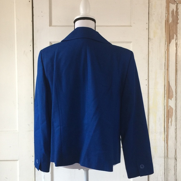 😊PENDLETON Plus Cobalt Blue Button Up Jacket - Picture 5 of 8